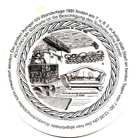 aying m-by ayinger wandertag 1b (rund215-ivv wandertage 1981-schwarz) 